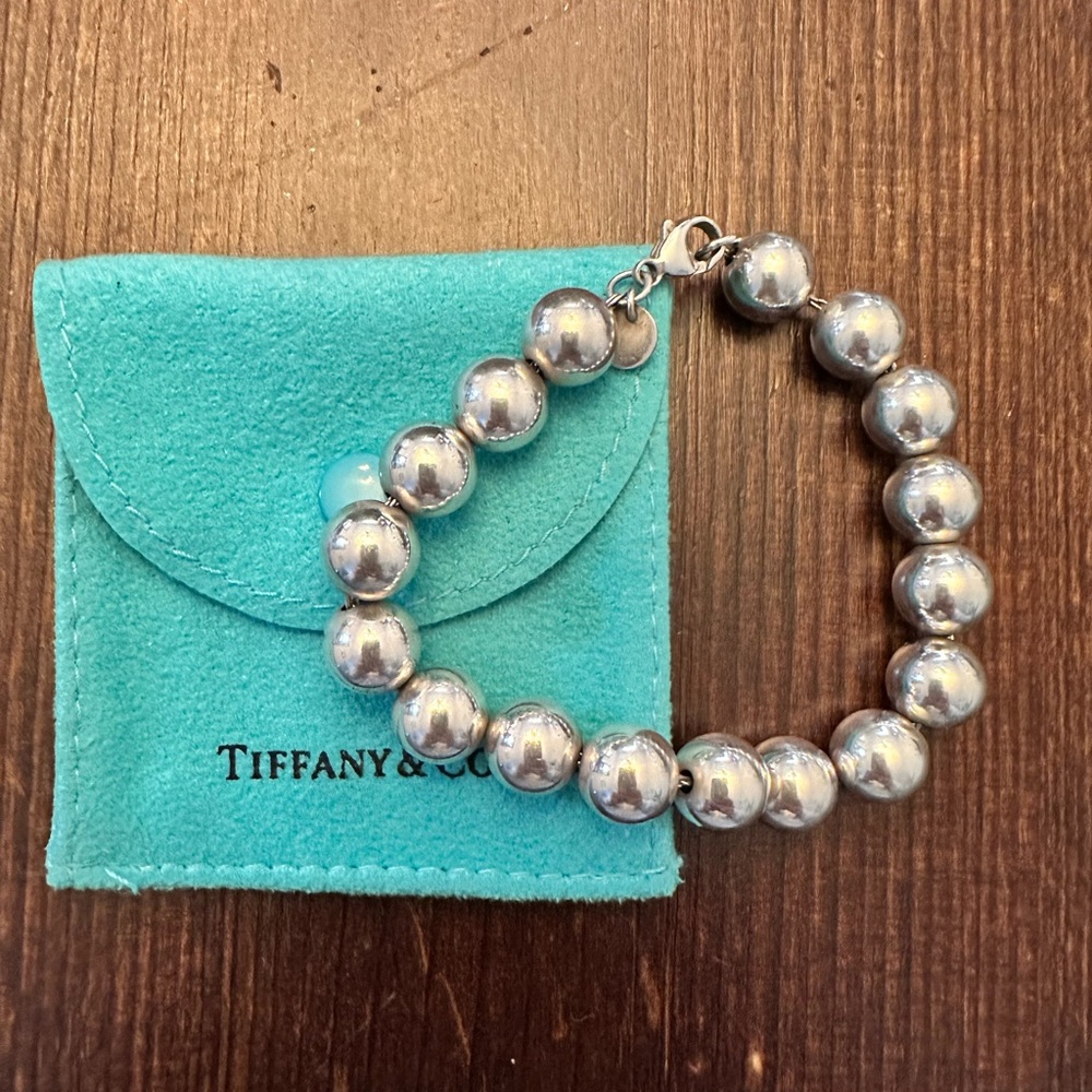 Tiffany & Co. Silver Bead Bracelet Timeless Elegance